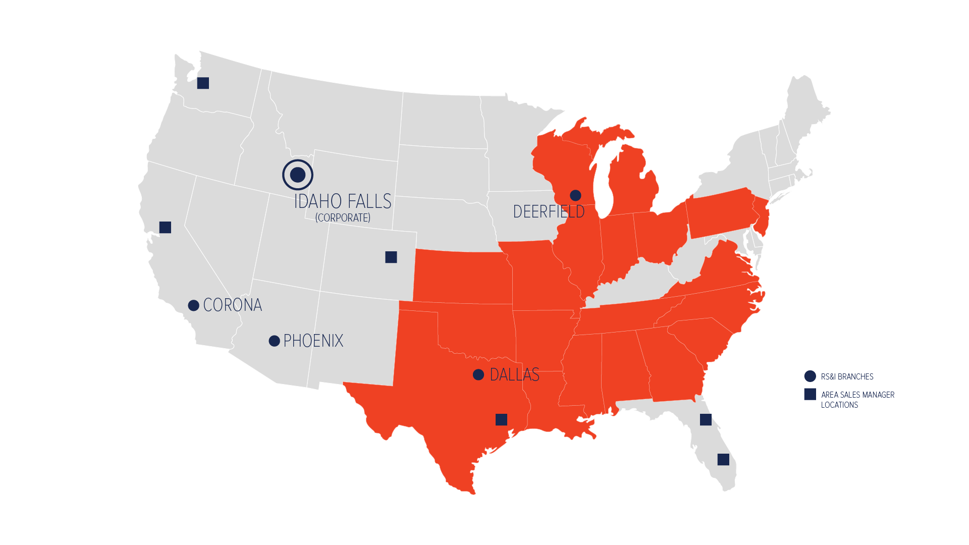 United States map showing Brightspeed coverage